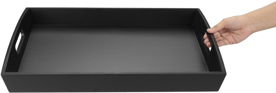  Olympia Grand plateau de service Bamboo Noir 510x350mm 