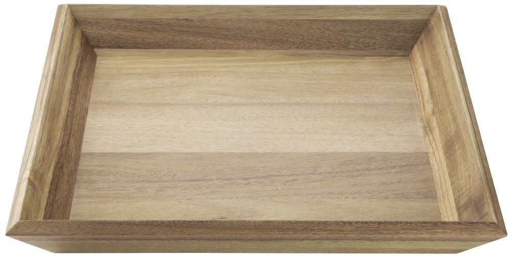  Olympia Plateau rectangulaire en acacia 380x355mm 