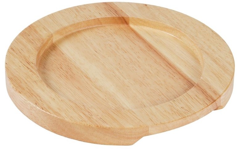  Olympia Support en bois clair pour plat rond en fonte avec oreilles GJ554 Olympia 
