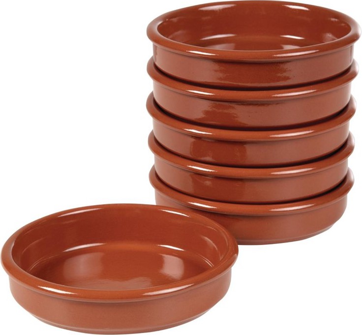  Gastronoble Ramequins cr&egrave;me br&ucirc;l&eacute;e Terracotta 130 mm (lot de 24) 