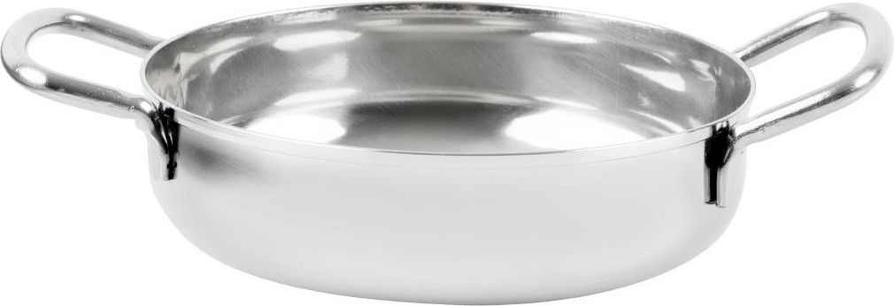  Olympia Plat en inox double poign&eacute;e Table Presentation 125 mm 