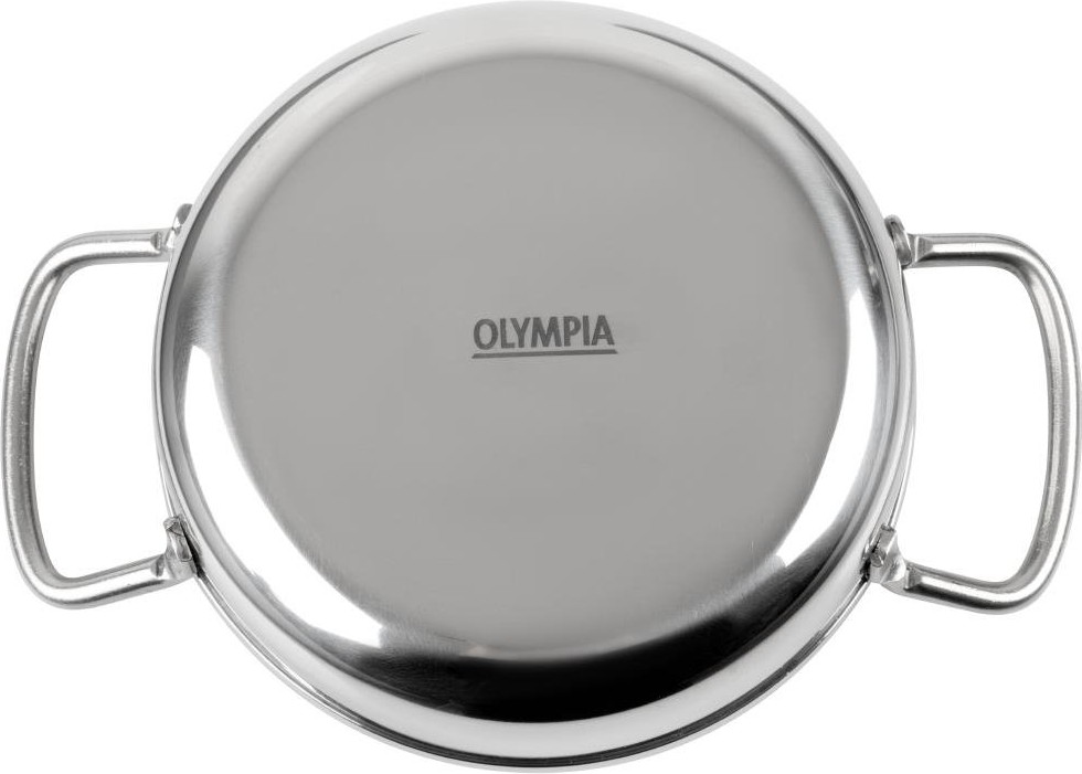  Olympia Plat en inox double poign&eacute;e Table Presentation 125 mm 
