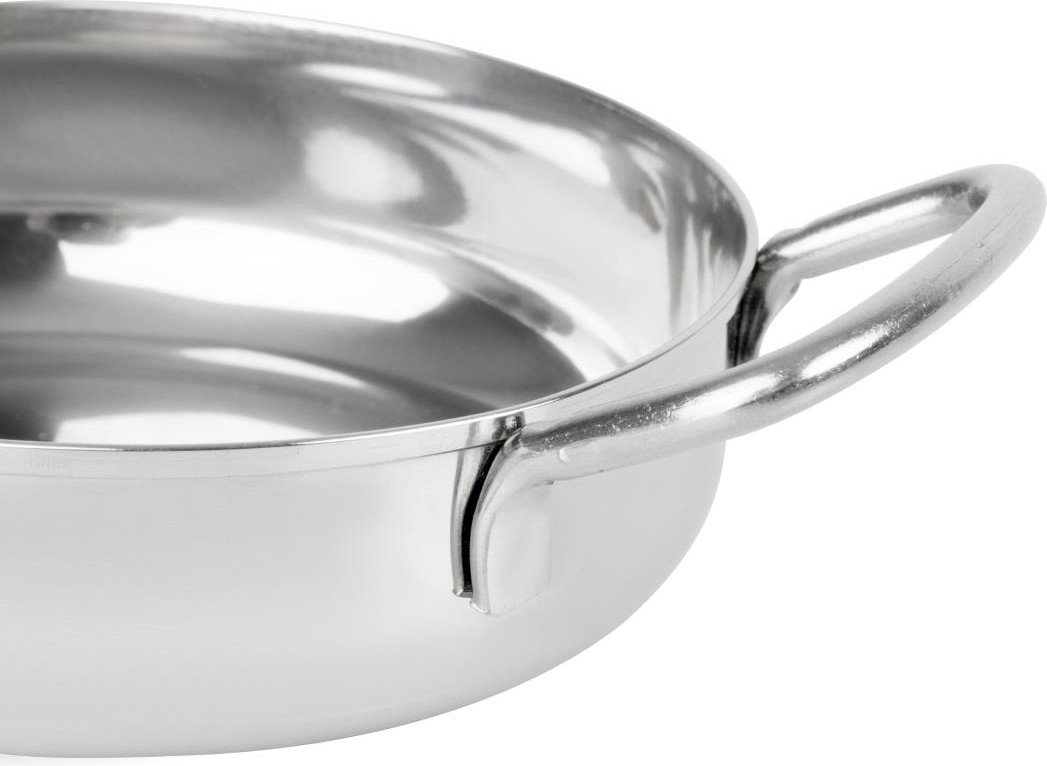  Olympia Plat en inox double poign&eacute;e Table Presentation 125 mm 
