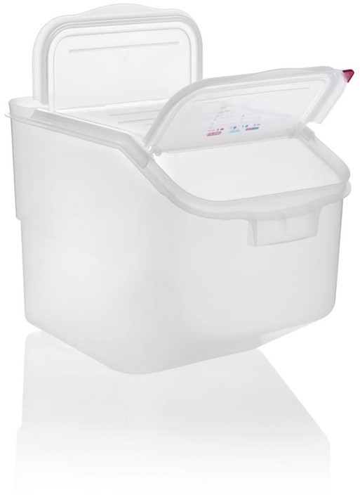  Araven Bo&icirc;te &agrave; ingr&eacute;dients transparente 50L 