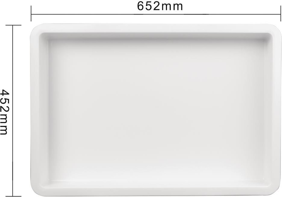  Vogue Bac &agrave; p&acirc;tons en polypropyl&egrave;ne 650 x 455 x 85mm 