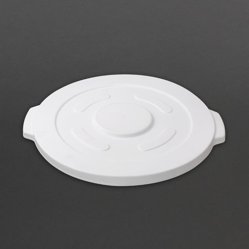  Vogue Couvercle pour conteneur rond blanc 76L 