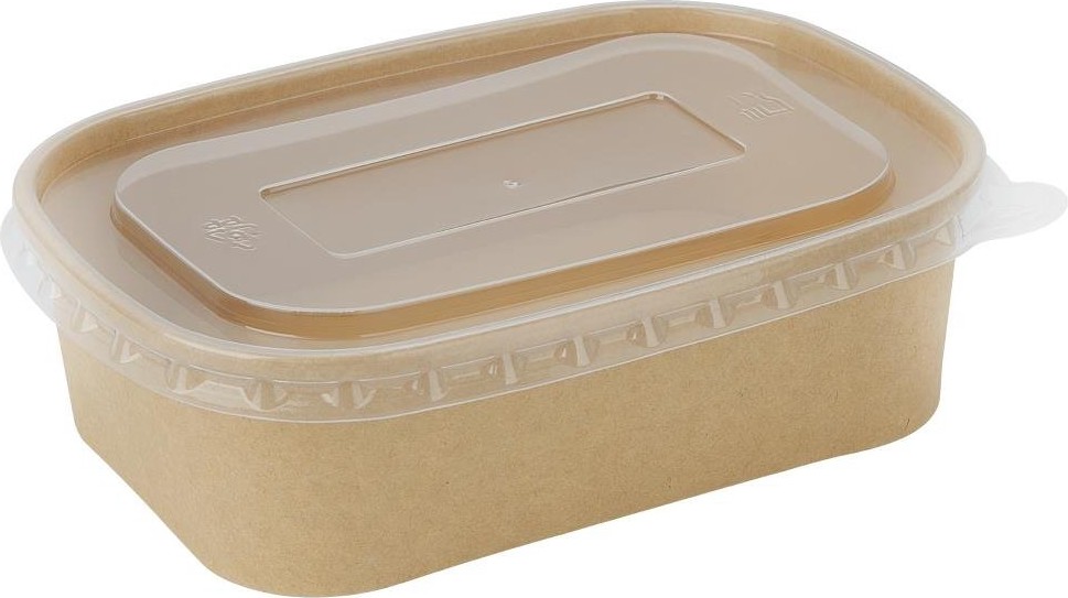  Fiesta Couvercles en PP Recyclable pour barquettes rectangulaires (Lot de 300) 