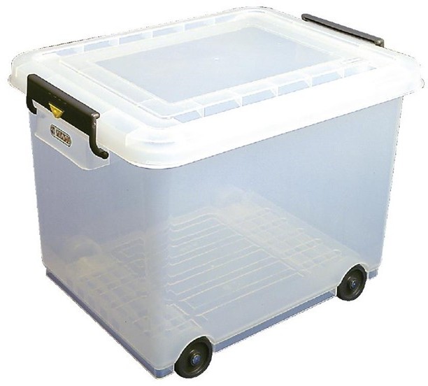  Araven Conteneur alimentaire mobile avec couvercle 50L 