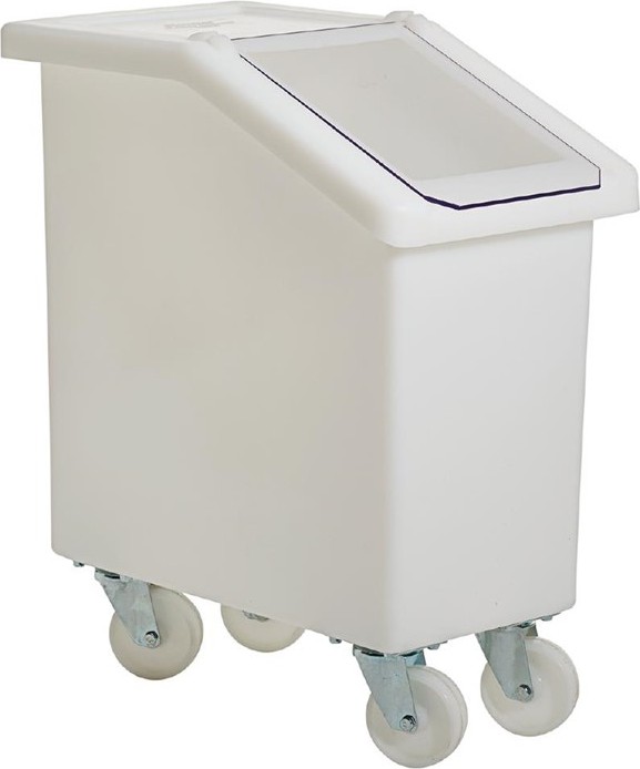  Gastronoble Conteneur &agrave; ingr&eacute;dients mobile blanc Fletcher 65L 