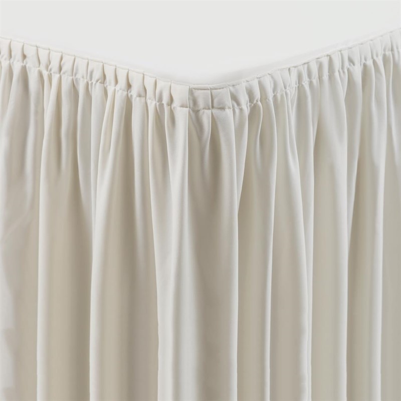  Gastronoble Nappe et juponnage &eacute;crus - mod&egrave;le fronc&eacute; 