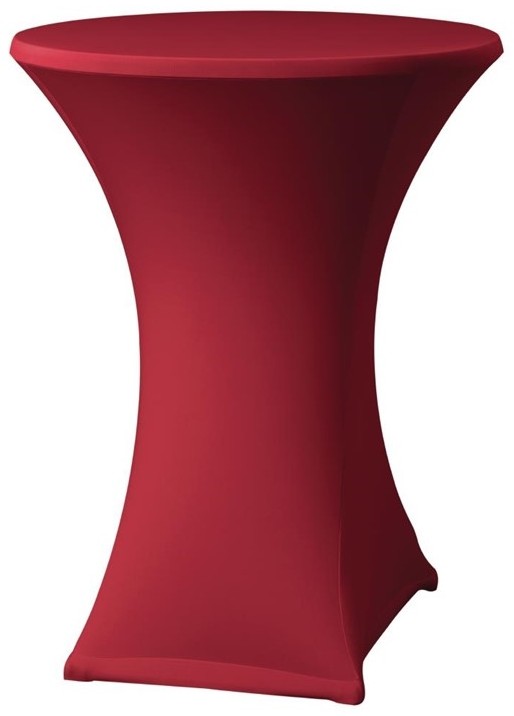  Gastronoble Housse de table extensible Samba bordeaux D2 