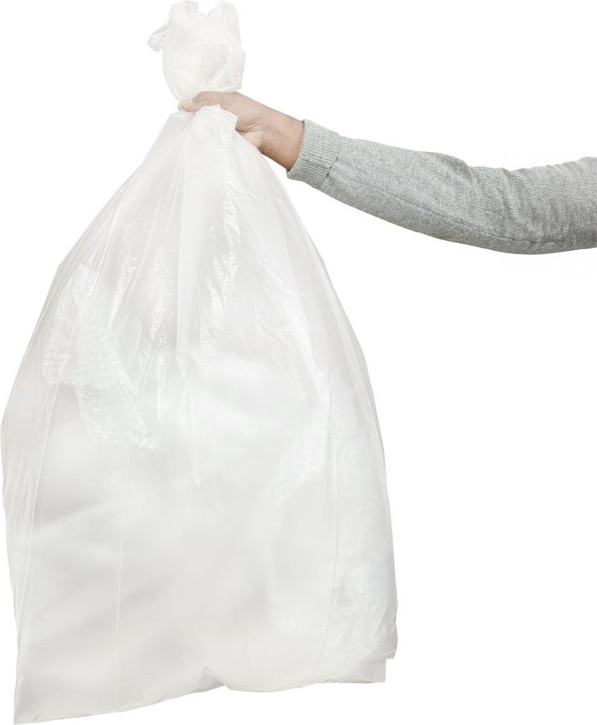  Jantex Sacs poubelle recycl&eacute;s r&eacute;sistants transparents 160L (lot de 100) 