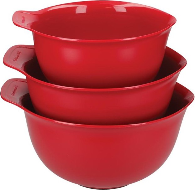  KitchenAid Bols &agrave; m&eacute;lange rouge empire (lot de 3) 