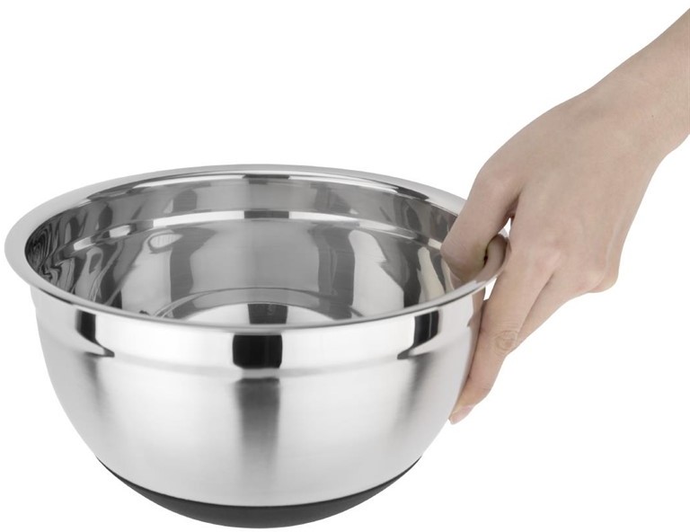  Vogue Bassine acier inoxydable fond silicone 3L 
