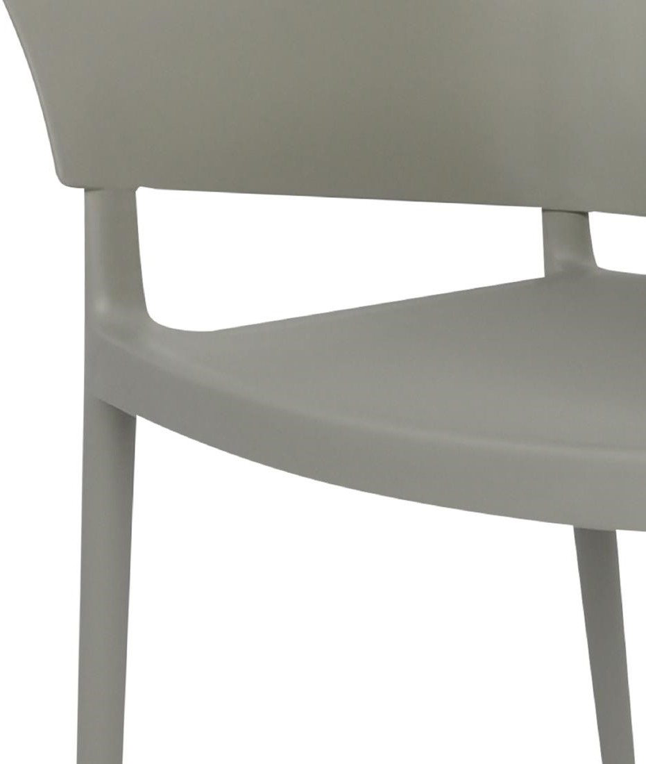  Bolero Fauteuils Lorenzo Caf&eacute; gris (lot de 2) 