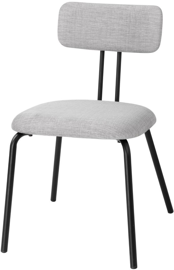  Bolero Chaises Fairfield noires et grises (lot de 2) 