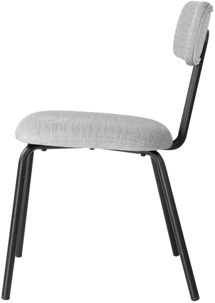  Bolero Chaises Fairfield noires et grises (lot de 2) 