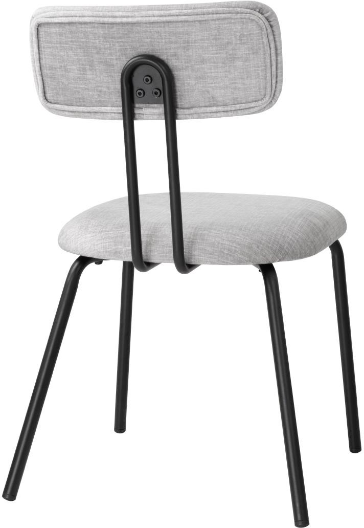  Bolero Chaises Fairfield noires et grises (lot de 2) 