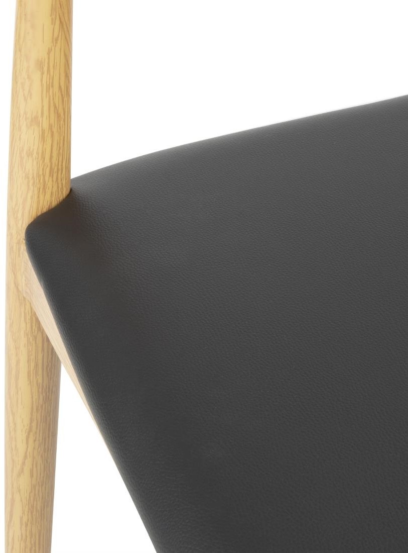  Bolero Chaises d'int&eacute;rieur rembourr&eacute;es Camden (lot de 2) 
