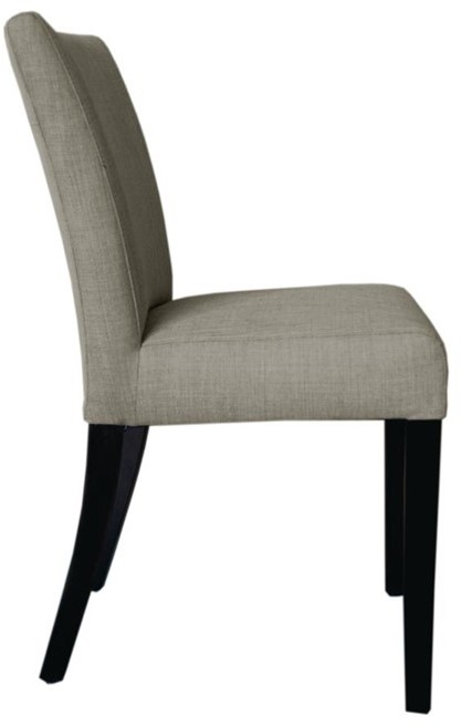 Bolero Chaise contemporaine en toile de jute &eacute;crue lot de 2 