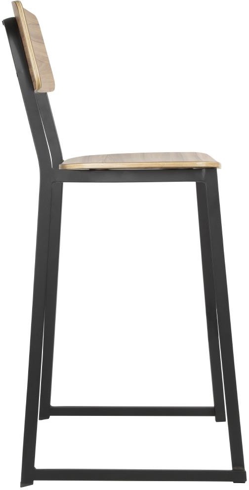  Bolero Tabourets hauts d'int&eacute;rieur en bois Beaufort (lot de 2) 
