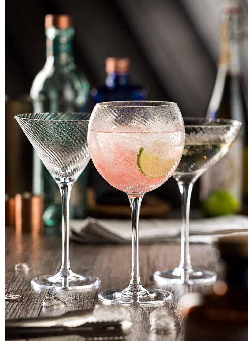  Utopia Verres &agrave; martini Twisted Hayworth 300 ml (lot de 6) 