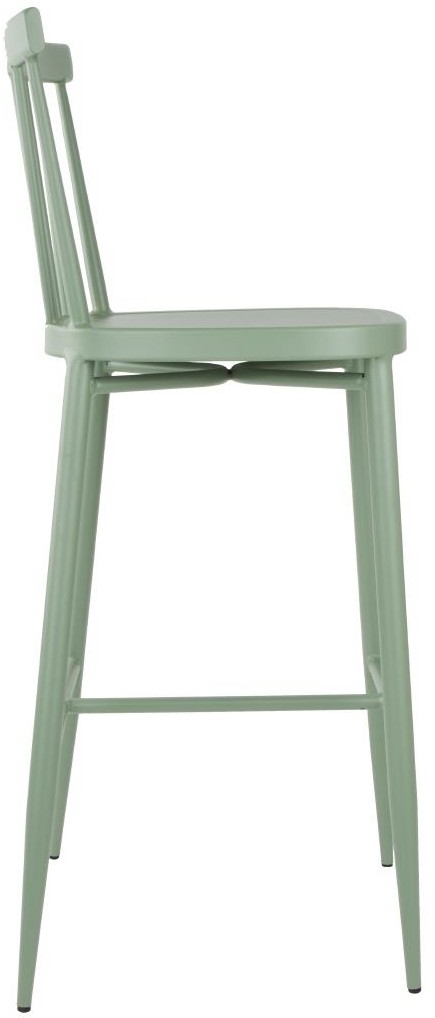  Bolero Tabourets hauts en aluminium Windsor verts (lot de 2) 