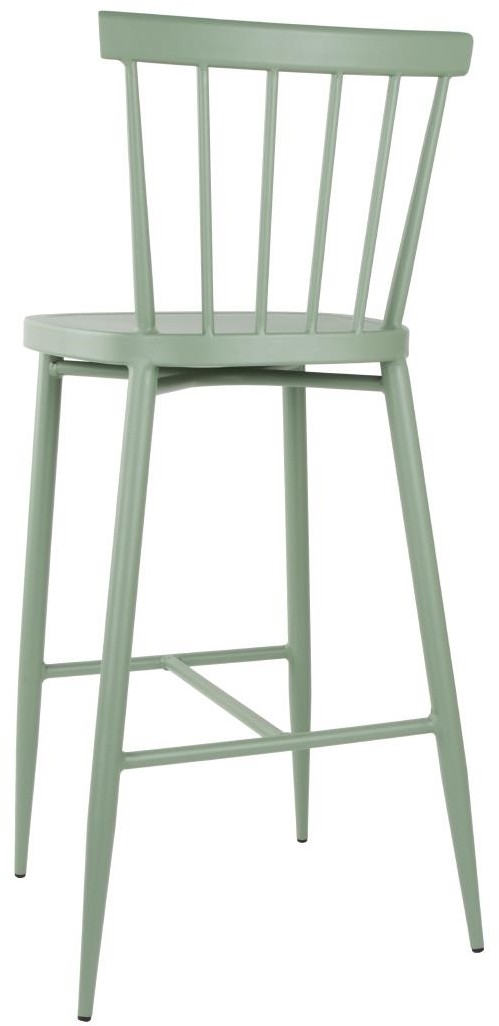  Bolero Tabourets hauts en aluminium Windsor verts (lot de 2) 