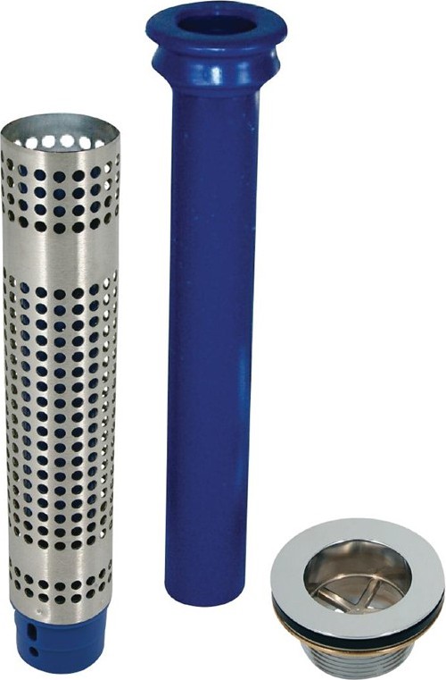  Gastronoble Bonde 70mm et tube de surverse avec filtre pour plonge de 300mm 
