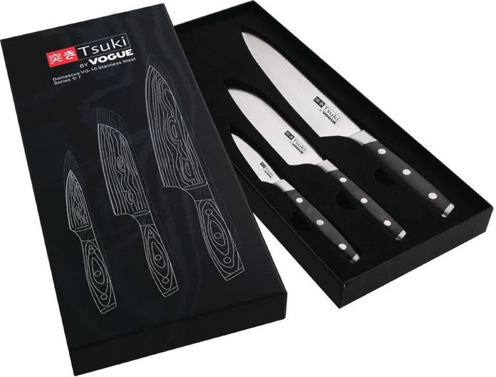  Vogue Coffret cadeau 3 couteaux Tsuki Series 7 