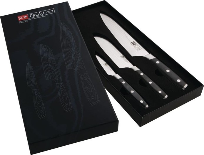  Vogue Coffret cadeau 3 couteaux Tsuki Series 7 