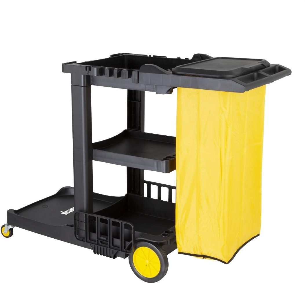  Jantex Chariot de nettoyage noir 