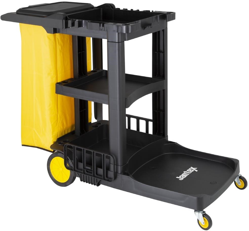  Jantex Chariot de nettoyage noir 