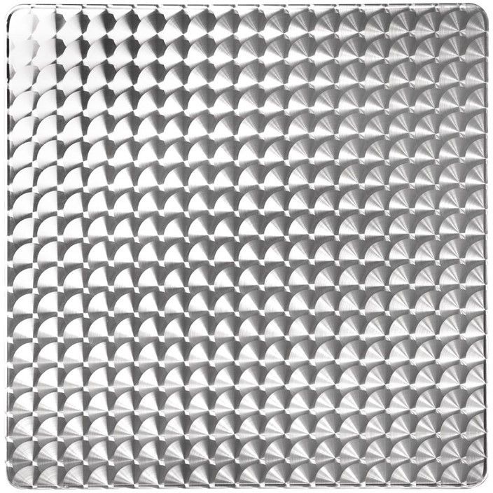  Bolero Table bistro carr&eacute;e acier inoxydable 700mm 