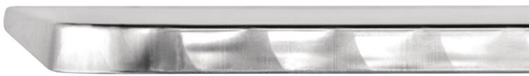  Bolero Table bistro carr&eacute;e acier inoxydable 700mm 