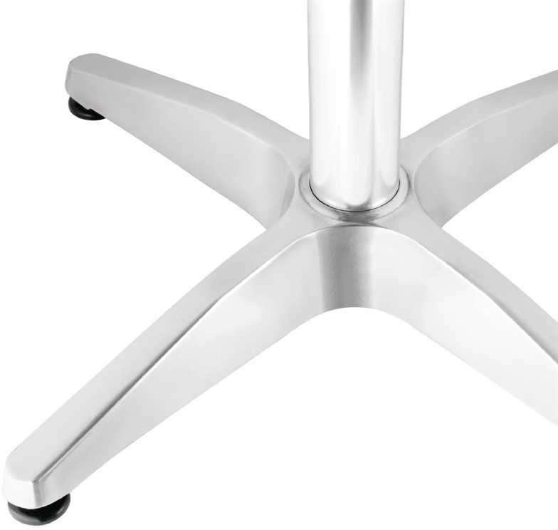  Bolero Table bistro carr&eacute;e acier inoxydable 700mm 
