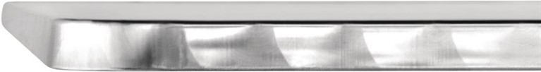  Bolero Table carr&eacute;e &agrave; plateau basculant inox 600mm 