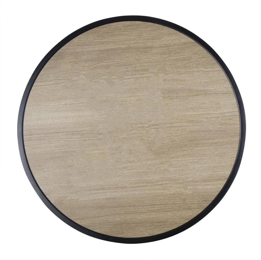  Bolero Table ronde d'ext&eacute;rieur Marston noire 700mm 