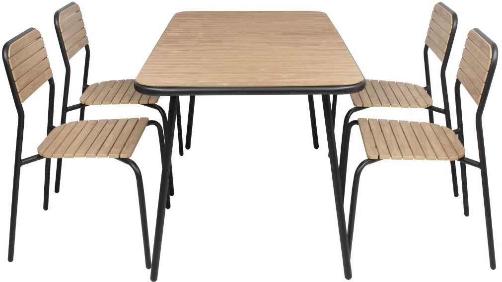  Bolero Table rectangulaire effet bois Santorini 1400mm 