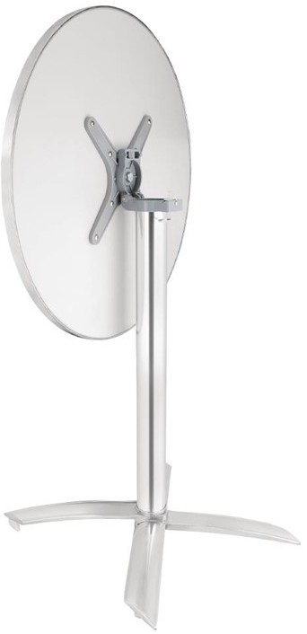  Bolero Table &agrave; plateau basculant en acier inoxydable Bolero 