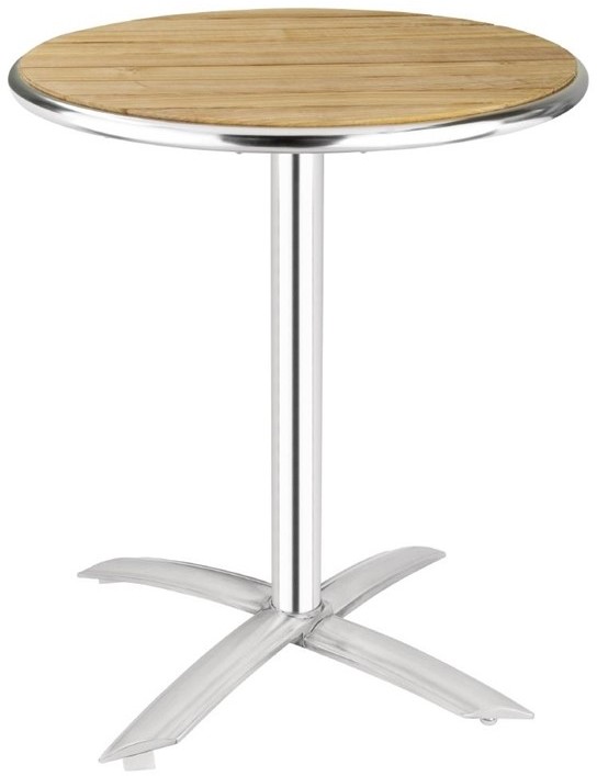  Bolero Table &agrave; plateau basculant en fr&ecirc;ne 600mm 