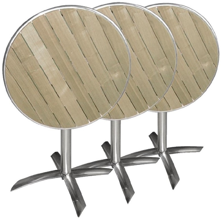  Bolero Table &agrave; plateau basculant en fr&ecirc;ne 600mm 