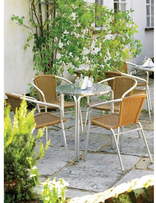  Bolero Table bistro ronde empilable 600mm 