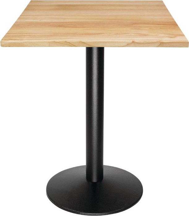  Bolero Plateau de table carr&eacute; pr&eacute;-perc&eacute; coloris bois naturel 700mm 