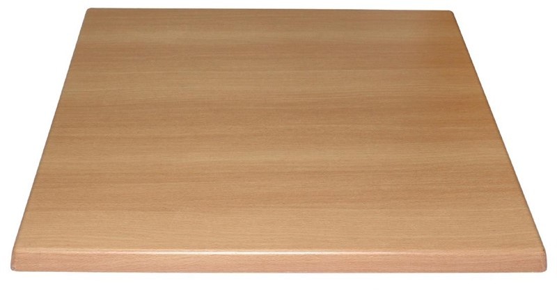  Bolero Plateau de table carr&eacute; effet h&ecirc;tre 600mm 