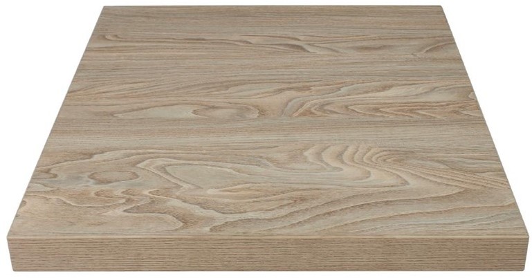  Bolero Plateau de table carr&eacute; 600mm effet bois clair 