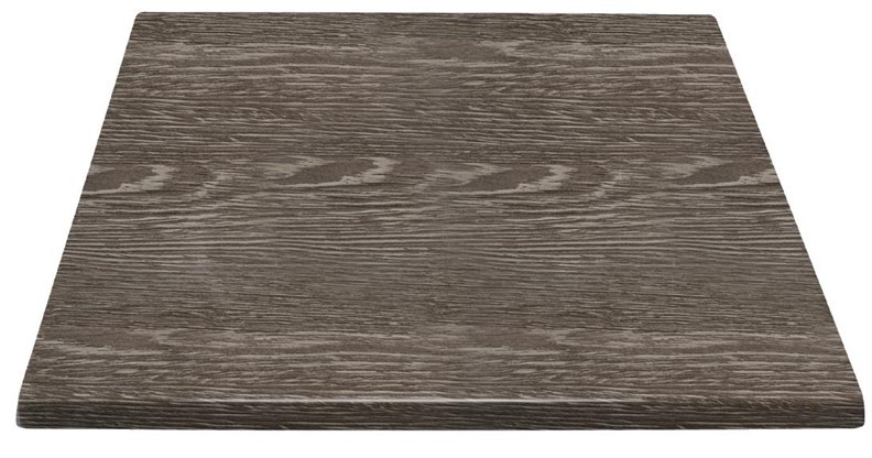  Bolero Plateau de table carr&eacute; effet bois vieilli 700mm 