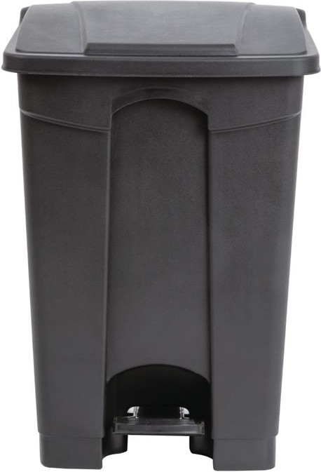  Jantex Poubelle de cuisine &agrave; p&eacute;dale noire 45L 