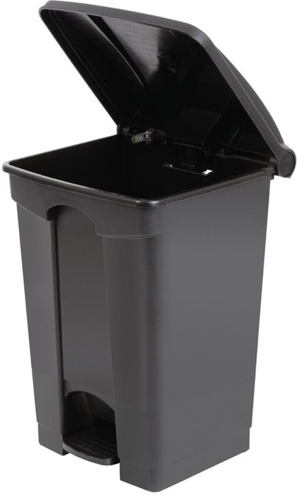  Jantex Poubelle de cuisine &agrave; p&eacute;dale noire 45L 