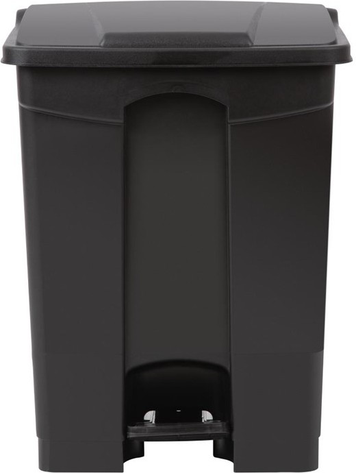  Jantex Poubelle de cuisine &agrave; p&eacute;dale noire 65L 